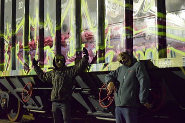 Graffiti Train in Настройка Расположения - Photo by weon (2017)