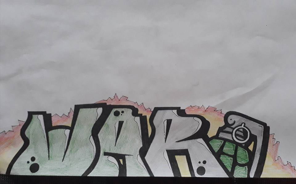 Graffiti Sketch - Photo by wesryk (2018)