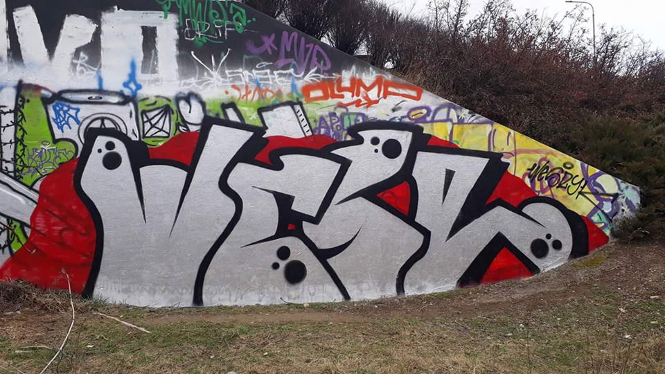 Graffiti Wall - Photo by wesryk (2018)