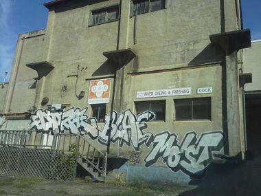 Graffiti Wall - Photo by whenyourstrange - blae, moist, daze