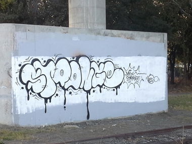 Graffiti Wall - Photo by whenyourstrange - mr, strange