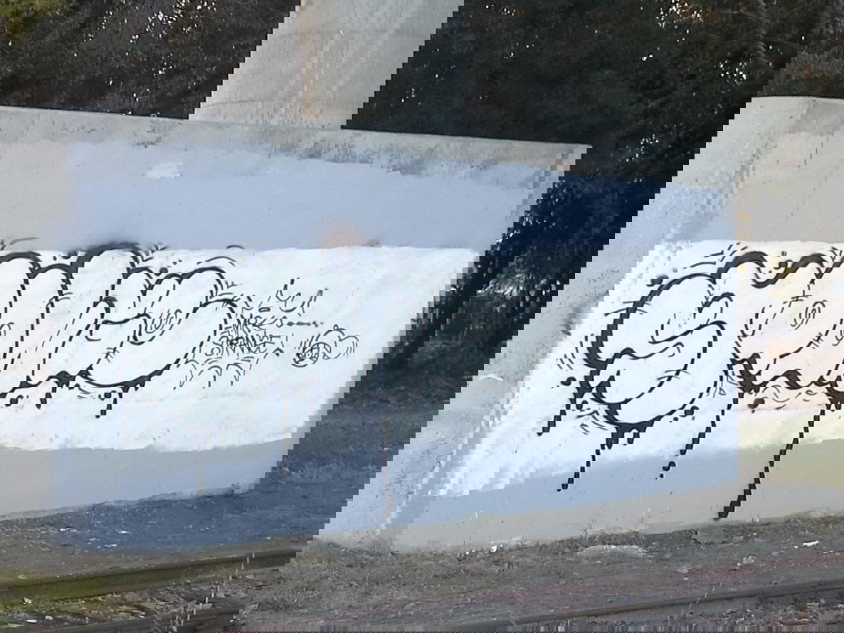 Graffiti Wall - Photo by whenyourstrange - mr, strange