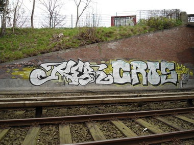 Graffiti Bombing - Photo by widow - ker, crow