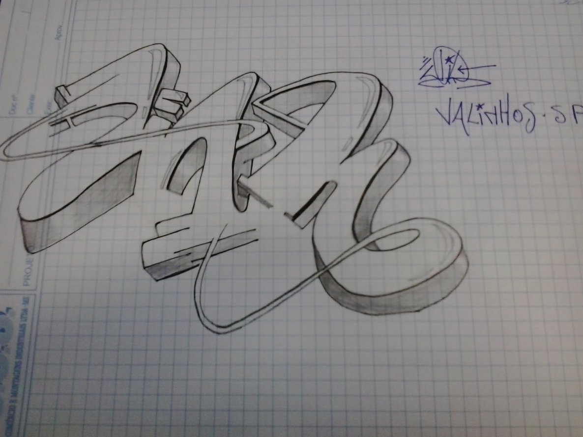 Graffiti Sketch in Valinhos - Photo by wil - graff, sketch (2013)