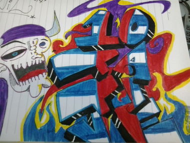 Graffiti Sketch - Photo by wil - graff, grafitte, sketch (2014)