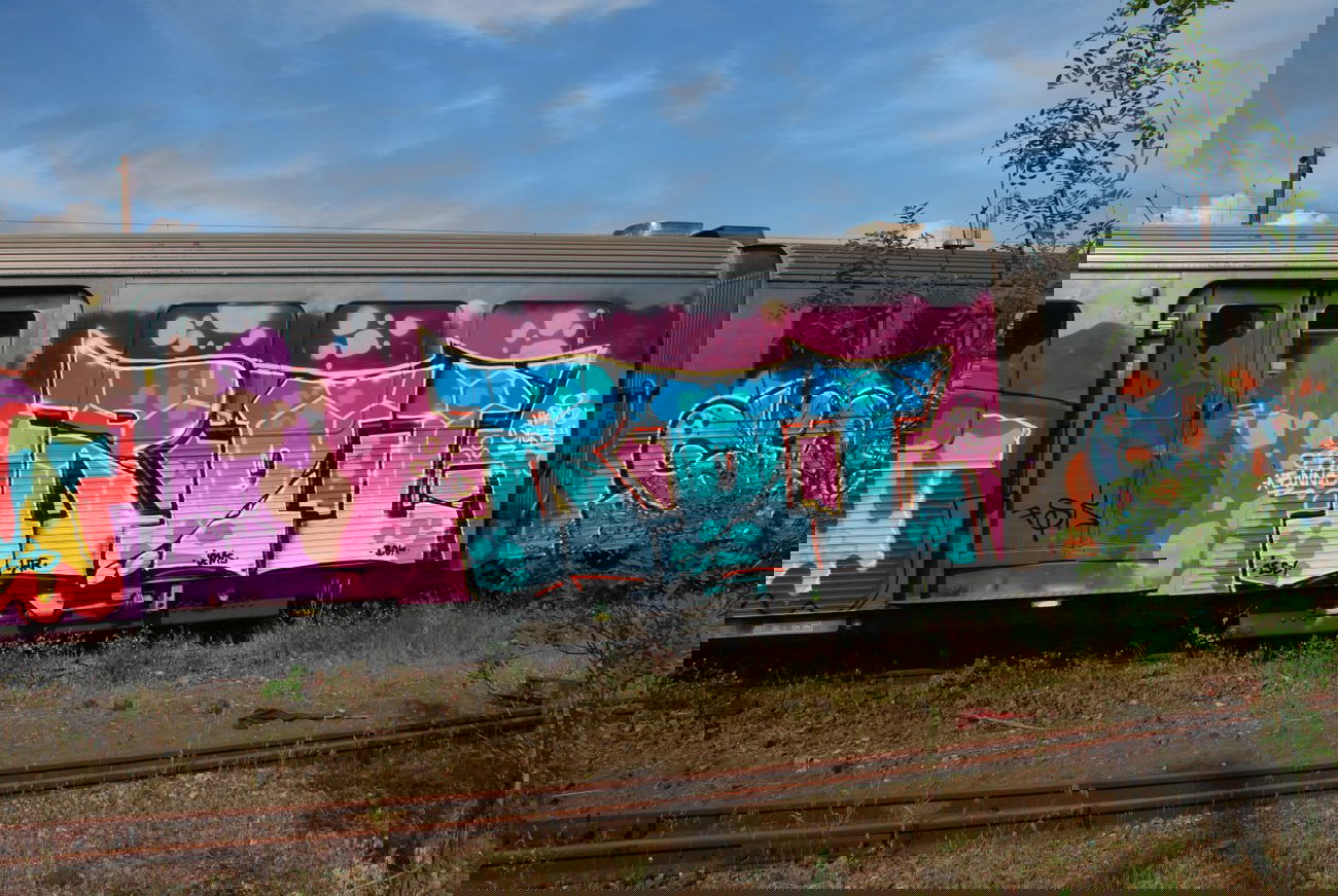 Graffiti Train - Photo by willi - rol