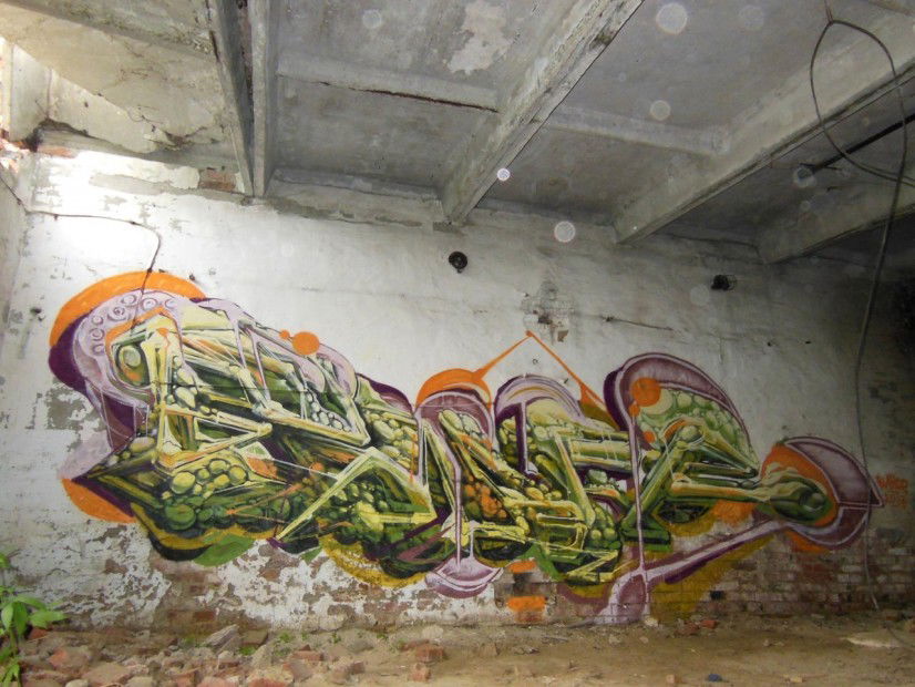 Graffiti Wall in Kozhevnikovo - Photo by wince_ecniw