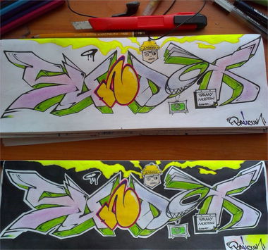 Graffiti Sketch - Photo by wisemann