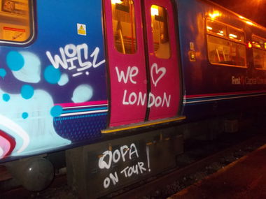 Graffiti Train - Photo by wisl