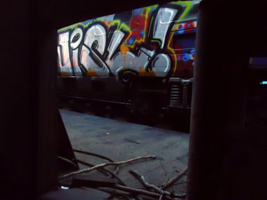 Graffiti Train - Photo by wisl - wisl, dopa