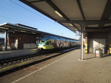 Graffiti Train - Photo by woisderhiney - PSA, osnabrück, wilfred (2044)