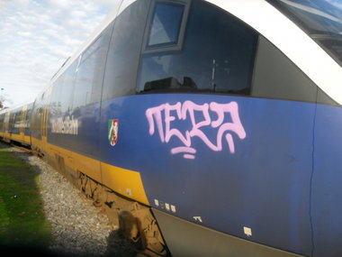 Graffiti Train - Photo by woisderhiney