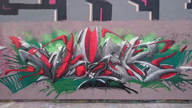 Graffiti Wall in Algerien - Photo by woiser (2016)