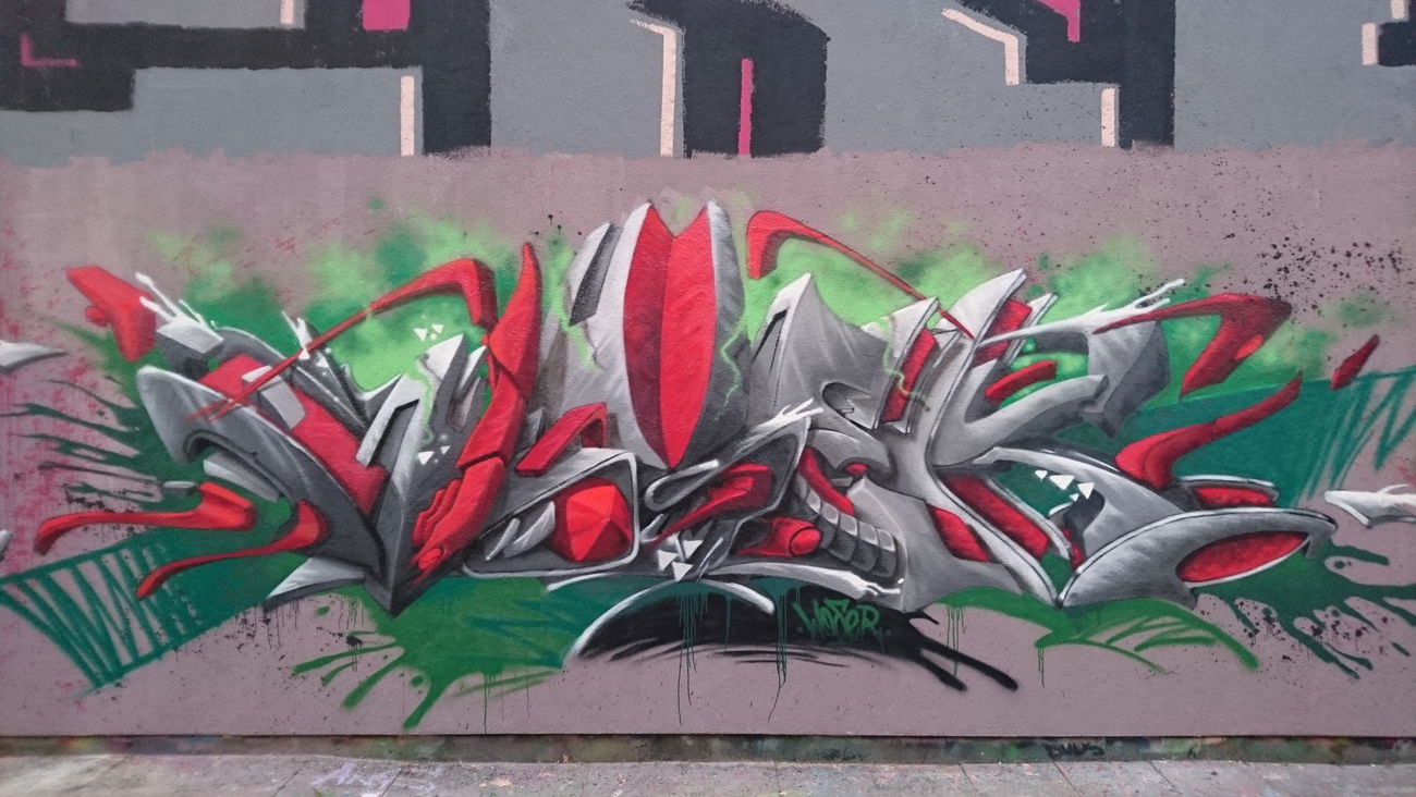 Graffiti Wall in Algerien - Photo by woiser (2016)