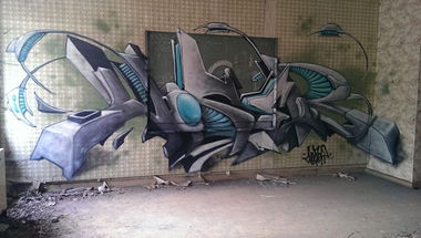 Graffiti Wall - Photo by woiser (2015)