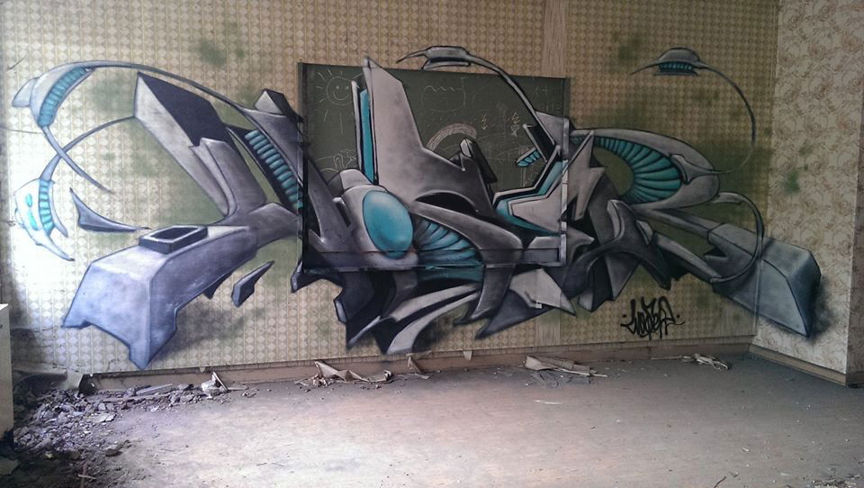 Graffiti Wall - Photo by woiser (2015)