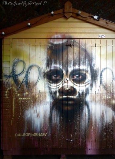 Graffiti Wall in Londres - Photo by wolf75 - Dal, Grimshaw (2013)