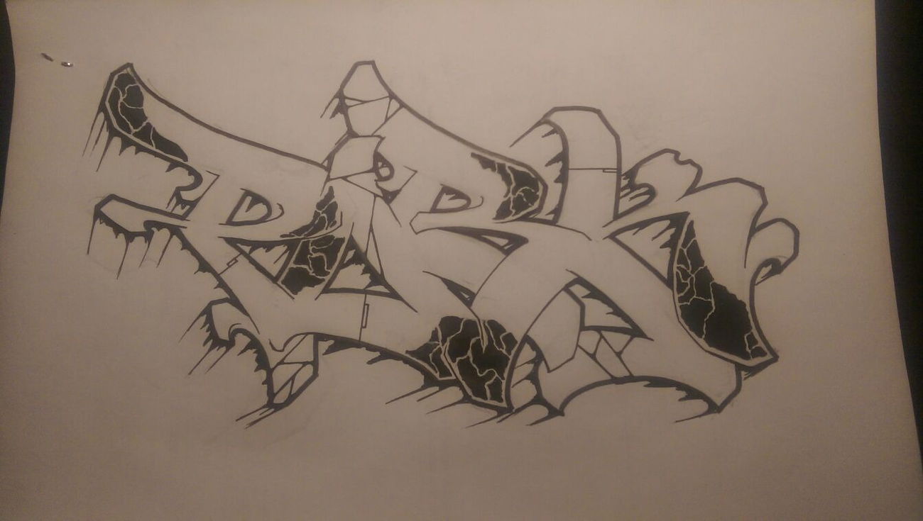 Graffiti Wall in Germany - Photo by wrakeins (2015)