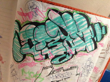 Graffiti Wall - Photo by wrecmck - wrec