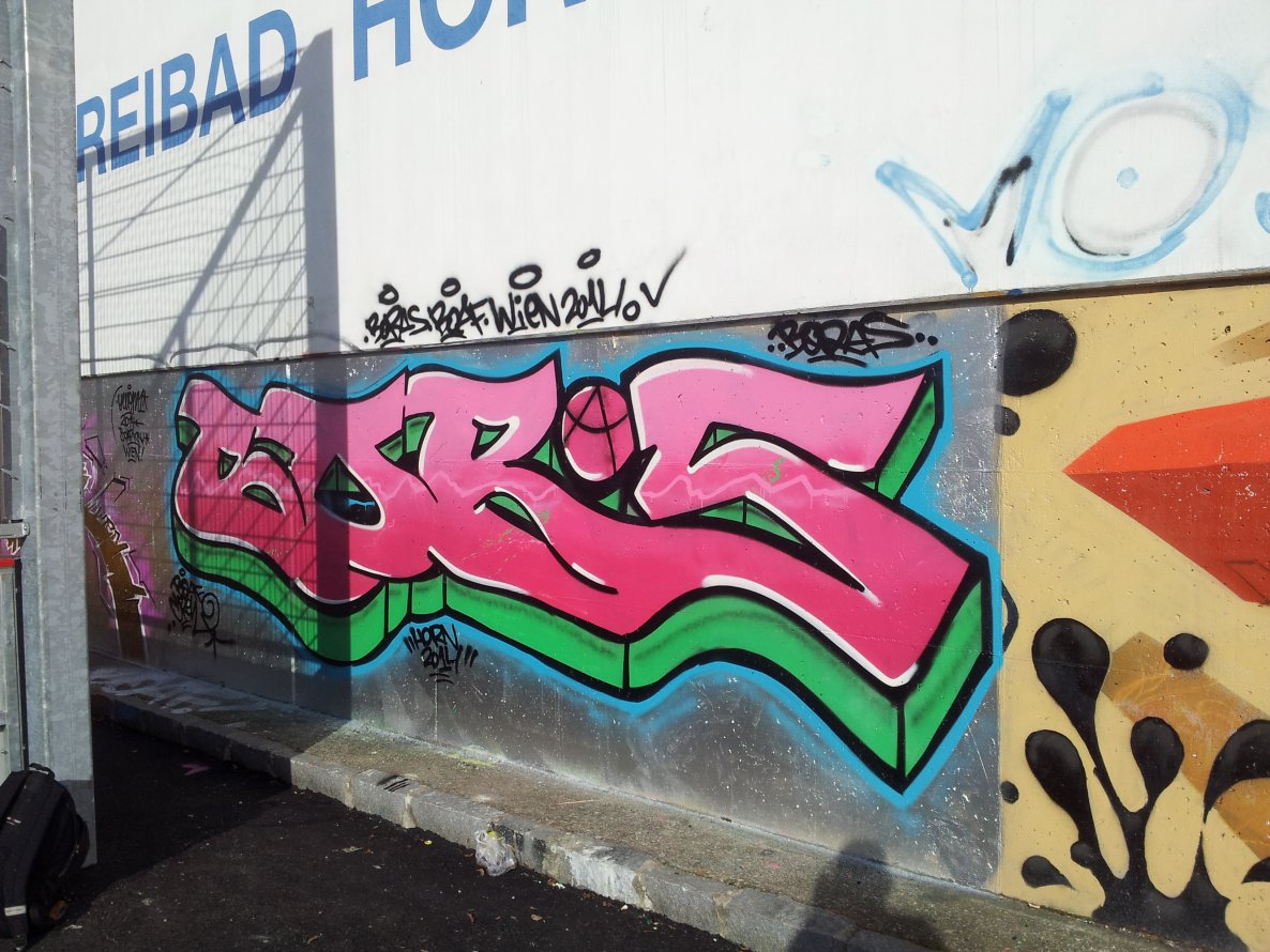 Graffiti Wall - Photo by writer