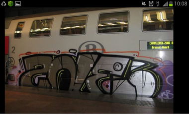 Graffiti Train - Photo by wsb - sole., train. (2014)
