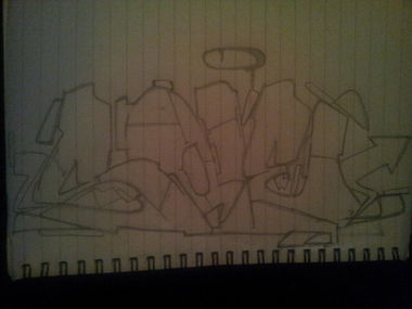Graffiti Sketch - Photo by wsb - sole (2014)