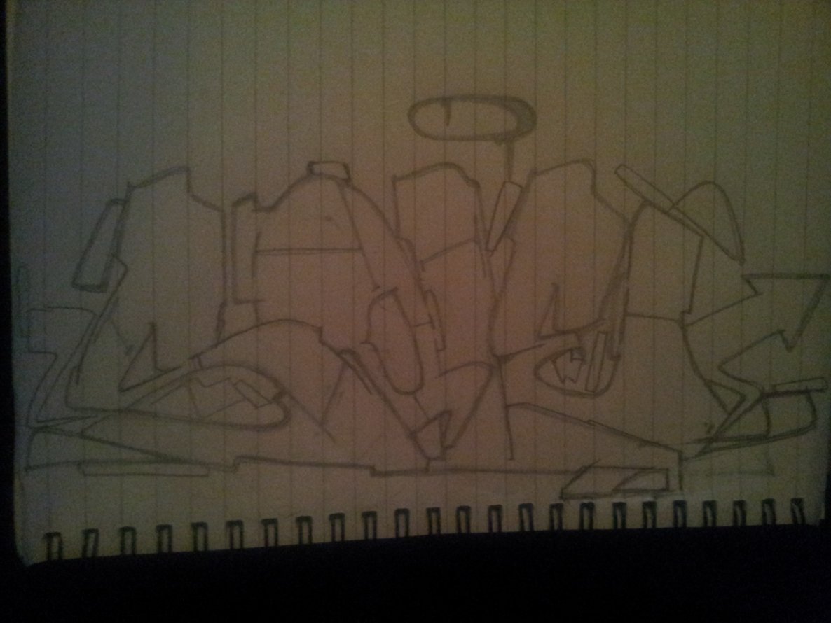 Graffiti Sketch - Photo by wsb - sole (2014)
