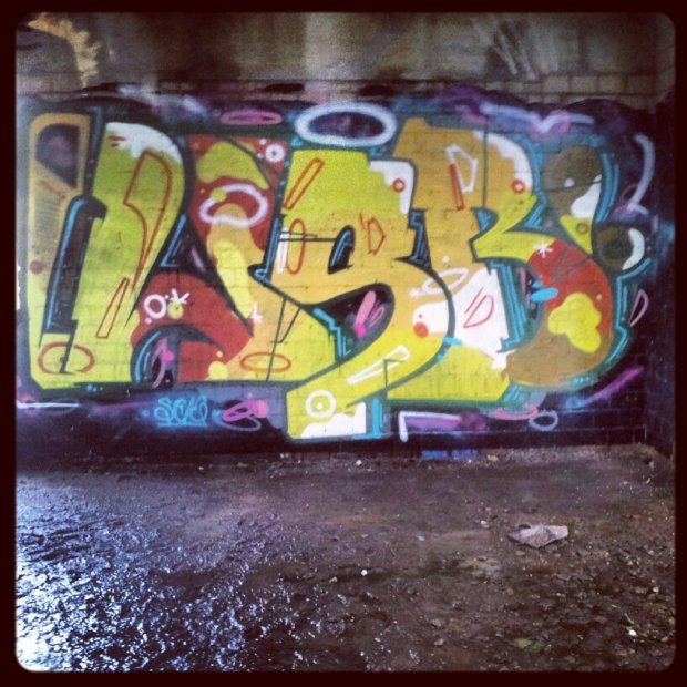 Graffiti Wall - Photo by wsb (2014)