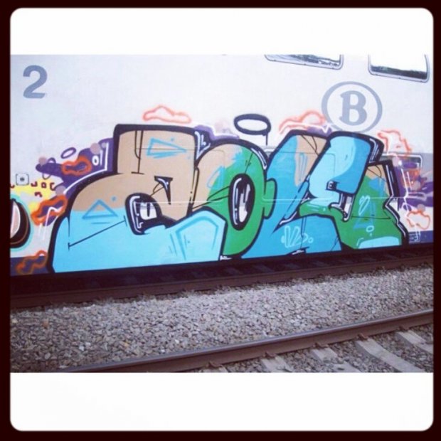 Graffiti Train - Photo by wsb - sole (2014)