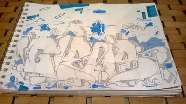Graffiti Sketch - Photo by wsb - gleis (2014)
