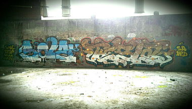 Graffiti Wall - Photo by wsb - sole, tesla (2014)