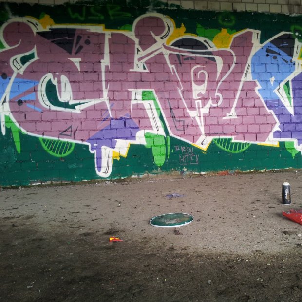 Graffiti Wall - Photo by wsb - shole (2014)