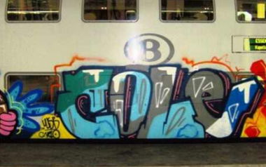 Graffiti Train - Photo by wsb - sole (2014)