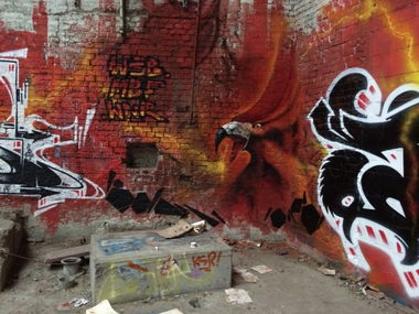 Graffiti Wall - Photo by wsb - Sole, Tesla, zier (2015)