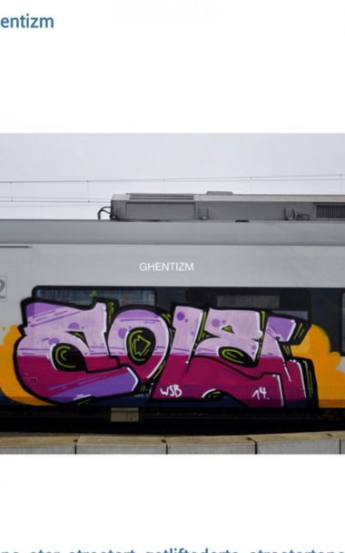 Graffiti Train - Photo by wsb - sole (2014)