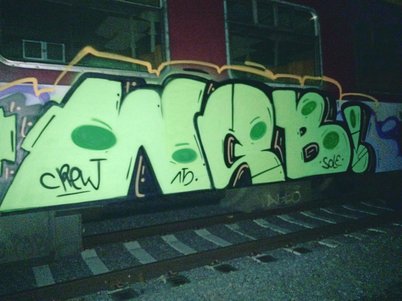 Graffiti Train - Photo by wsb (2015)