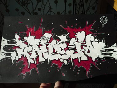 Graffiti Sketch - Photo by wtf - wtf, Railslide