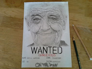 Graffiti Sketch - Photo by wtf - wanted, on, the