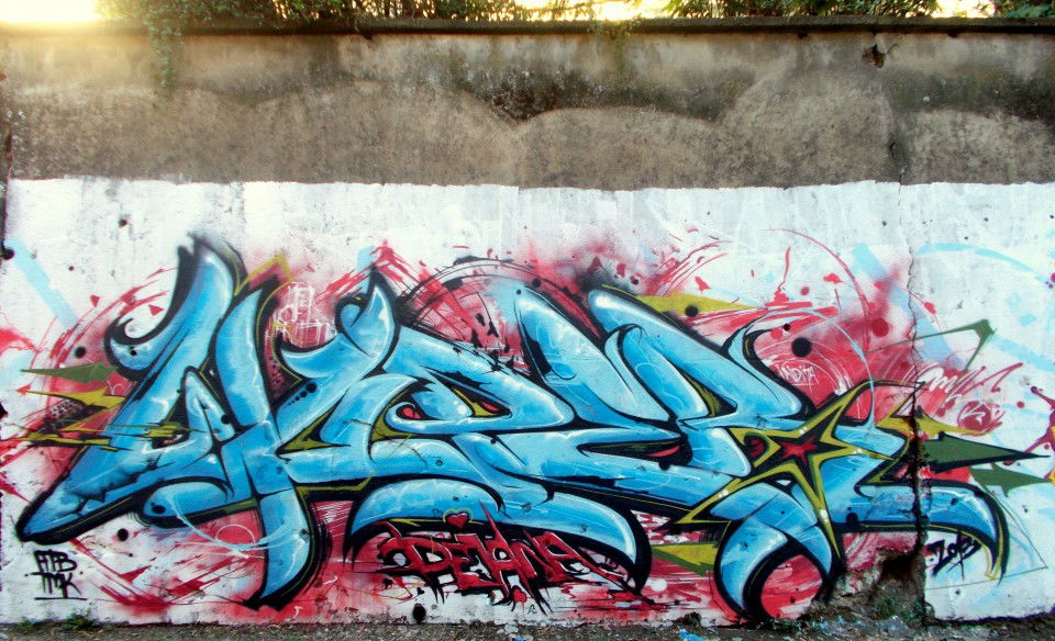 Graffiti Wall in Derventa - Photo by wuper (2013)