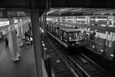Graffiti Train in Paris - Photo by wypad_z_baru - CZUB, WBS (2014)