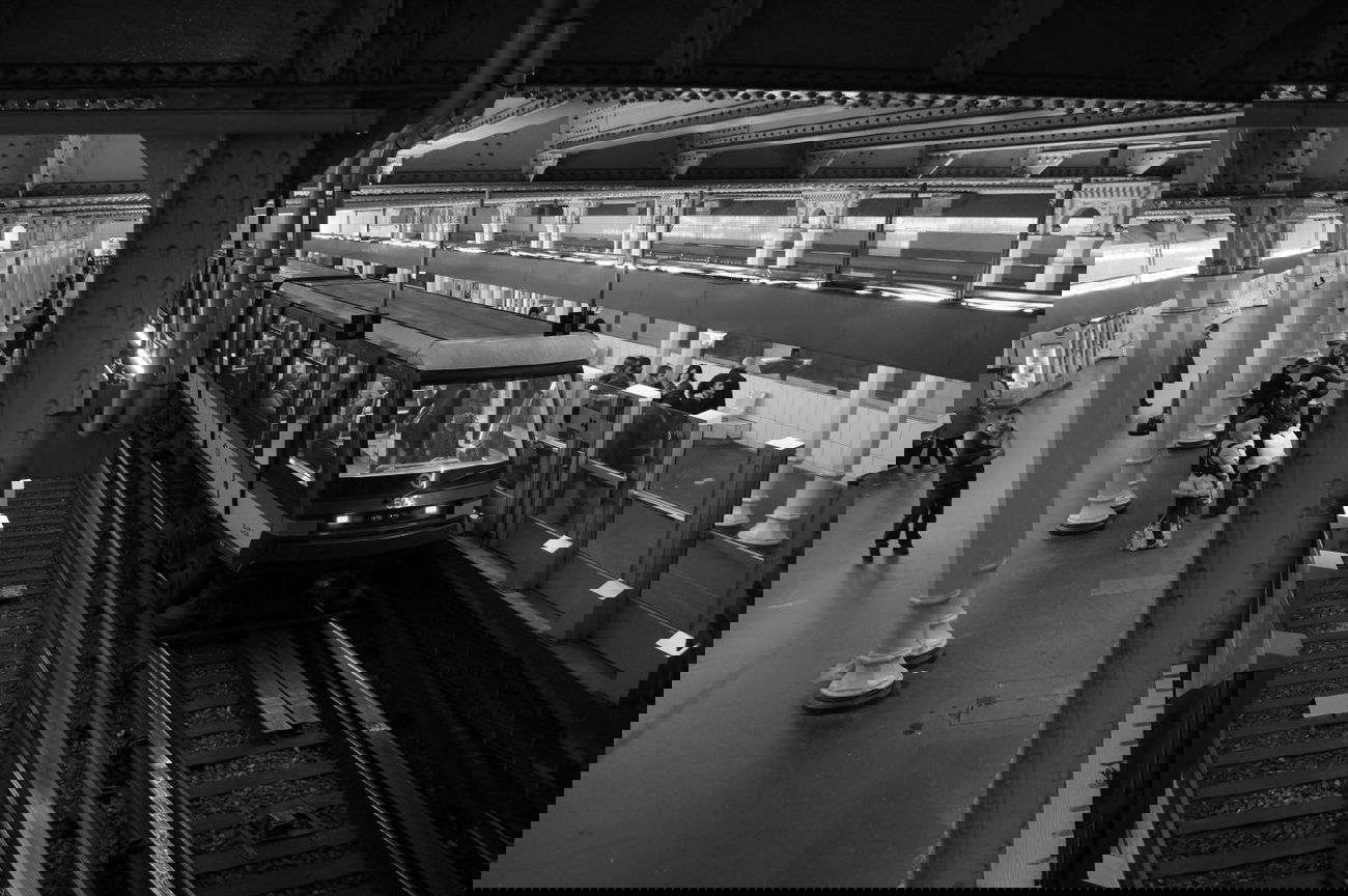 Graffiti Train in Paris - Photo by wypad_z_baru - CZUB, WBS (2014)