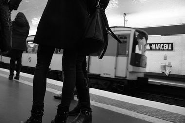 Graffiti Train in Paris - Photo by wypad_z_baru - CZUB, WBS (2014)