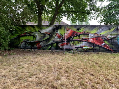 Graffiti Wall - Photo by x9 - graffiti, potsdam, x9 (2021)