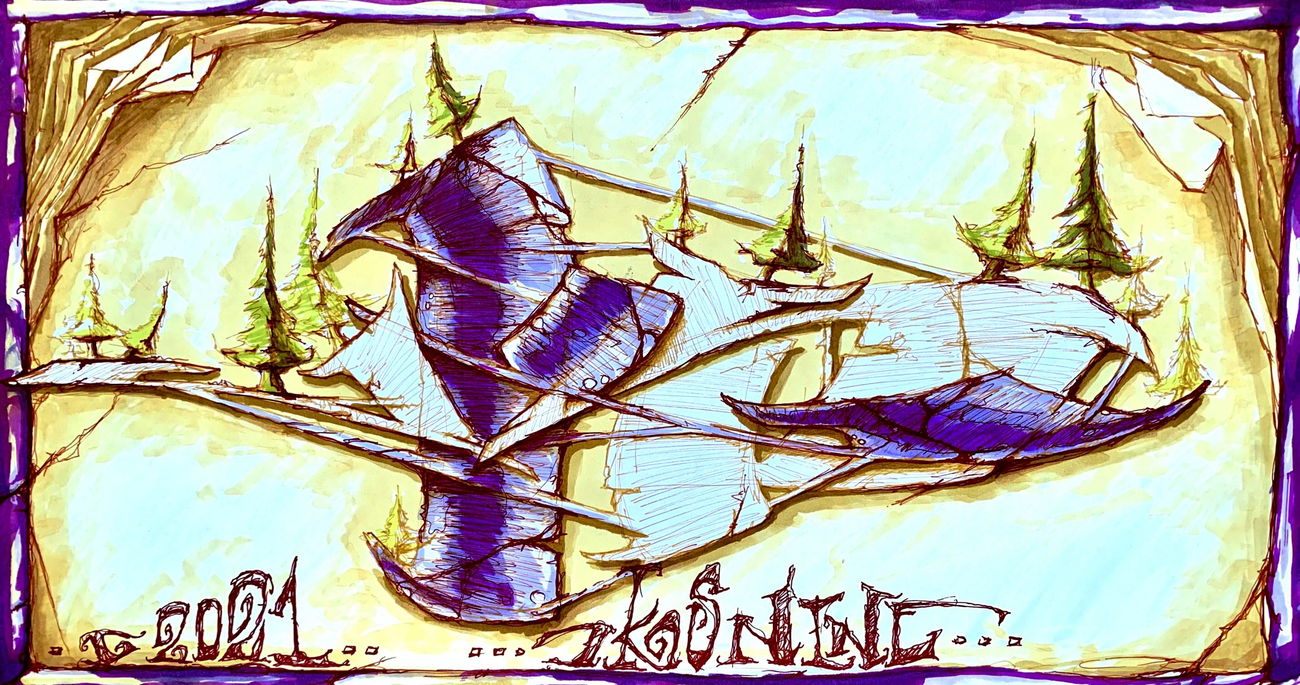 Graffiti Sketch - Photo by x9 - potsdam, xnine, x9 (2021)