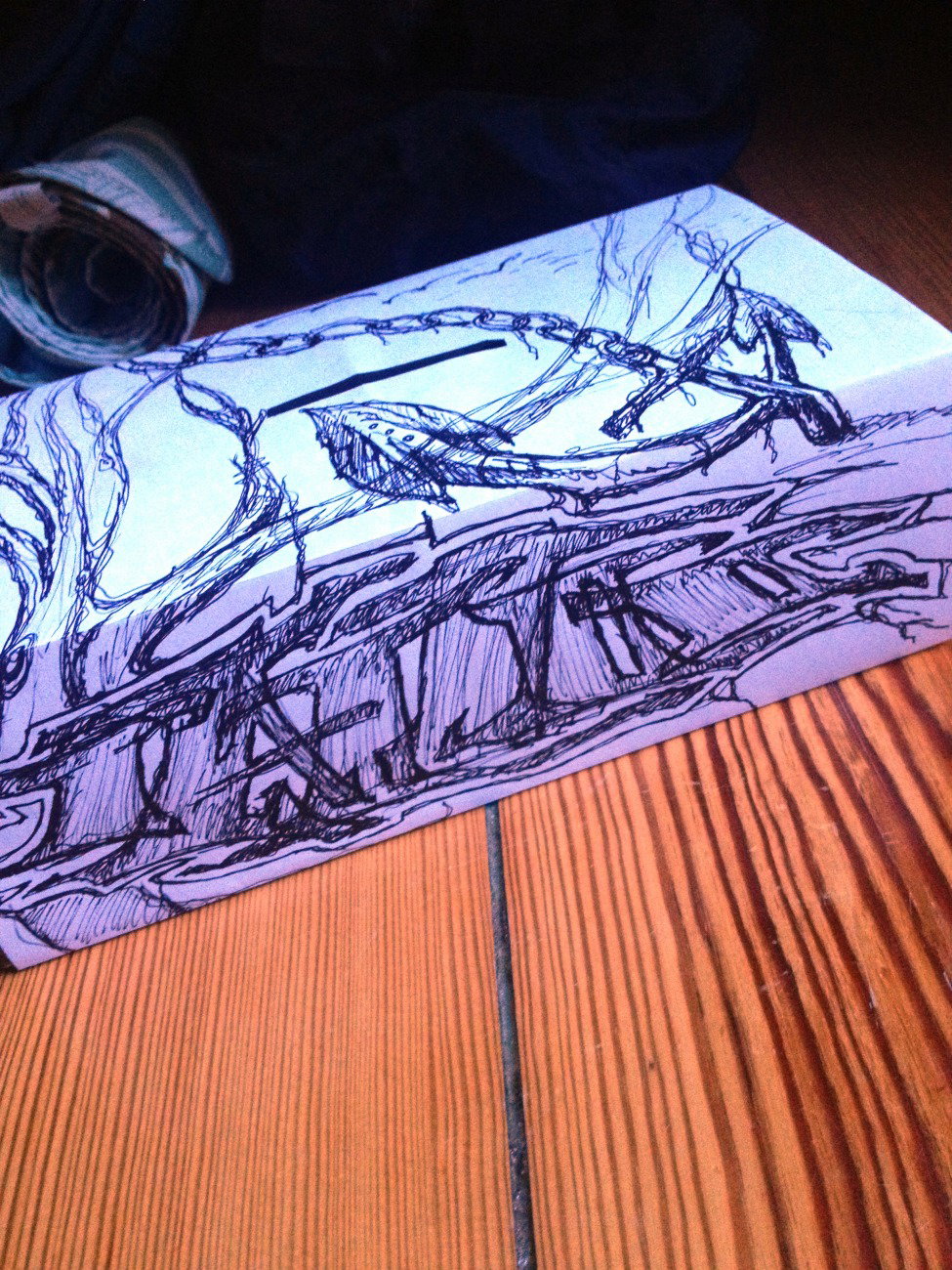 Graffiti Sketch - Photo by x9 (2017)