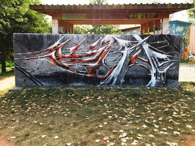 Graffiti Wall - Photo by x9 - graffiti, potsdam, xnine (2018)