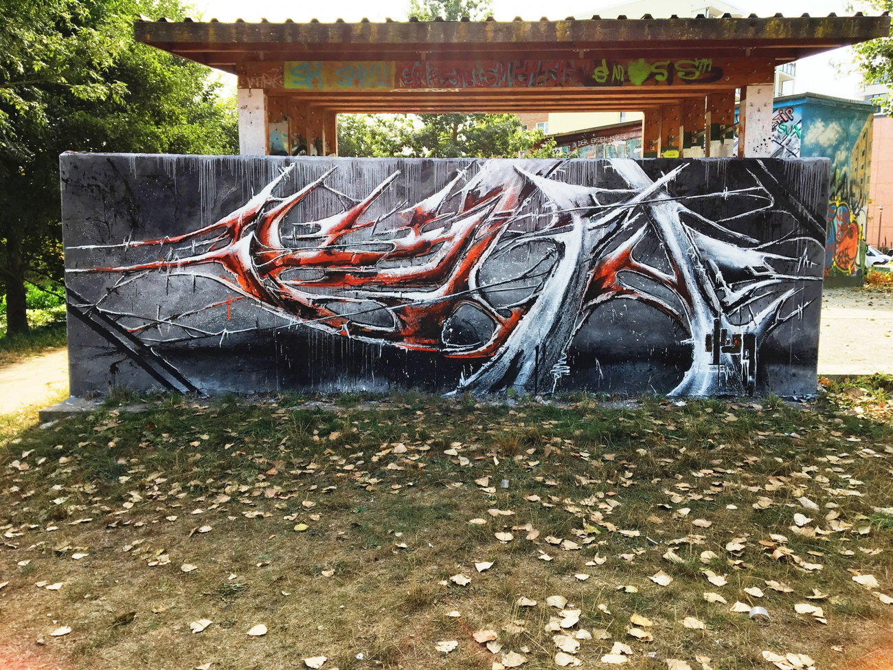 Graffiti Wall - Photo by x9 - graffiti, potsdam, xnine (2018)