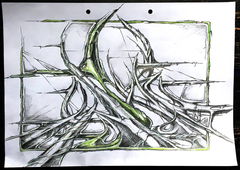 Graffiti Sketch - Photo by x9 - xnine, x9, potsdam (2018)