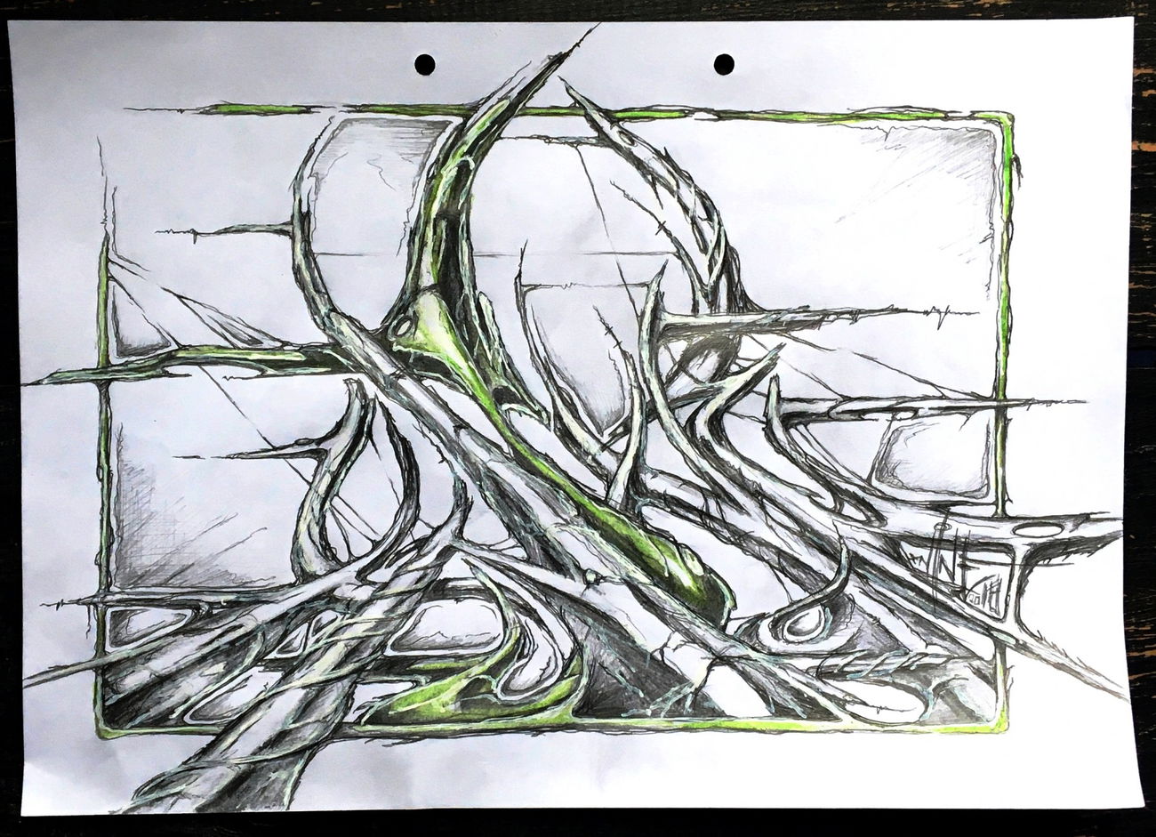 Graffiti Sketch - Photo by x9 - xnine, x9, potsdam (2018)