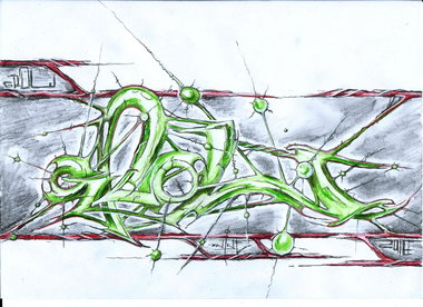 Graffiti Wall - Photo by x9 - xnine, x9 (2018)